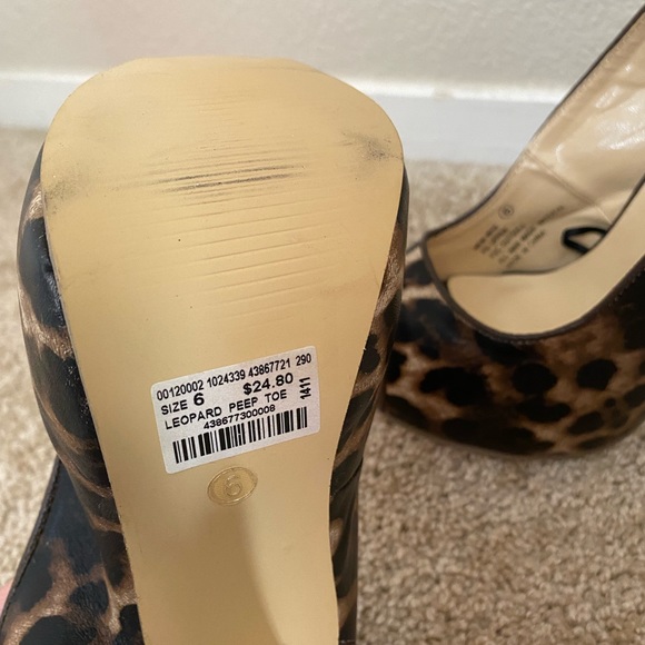 Wet seal PeepToe Ankle Strap Heeled Sandals size6 - Picture 2 of 5